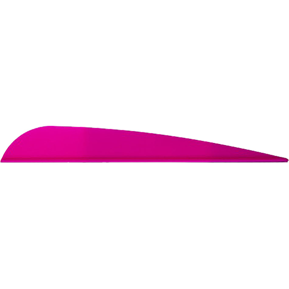AAE Trad Vane Hot Pink 4" Plastifletch 50 pk.