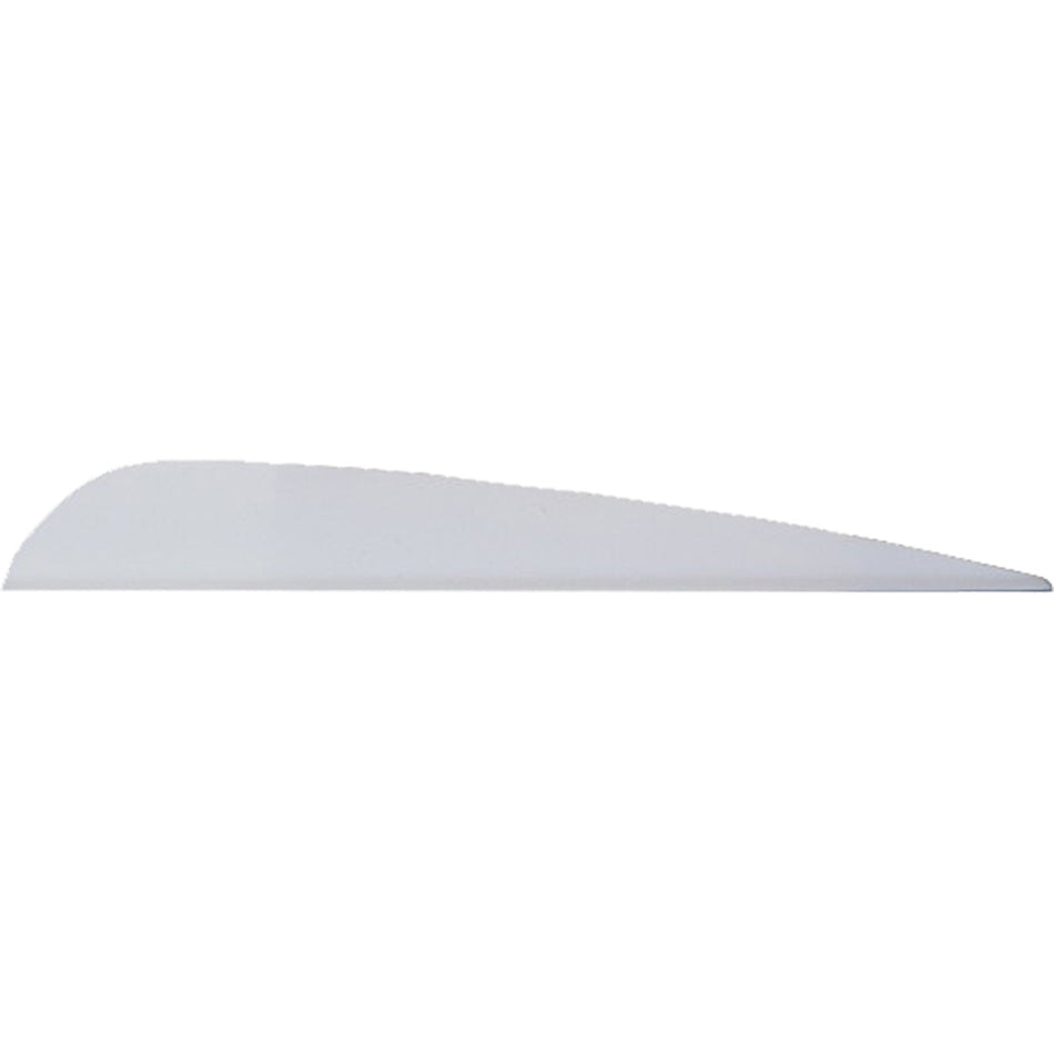 AAE Trad Vane White 4" Plastifletch 50 pk.