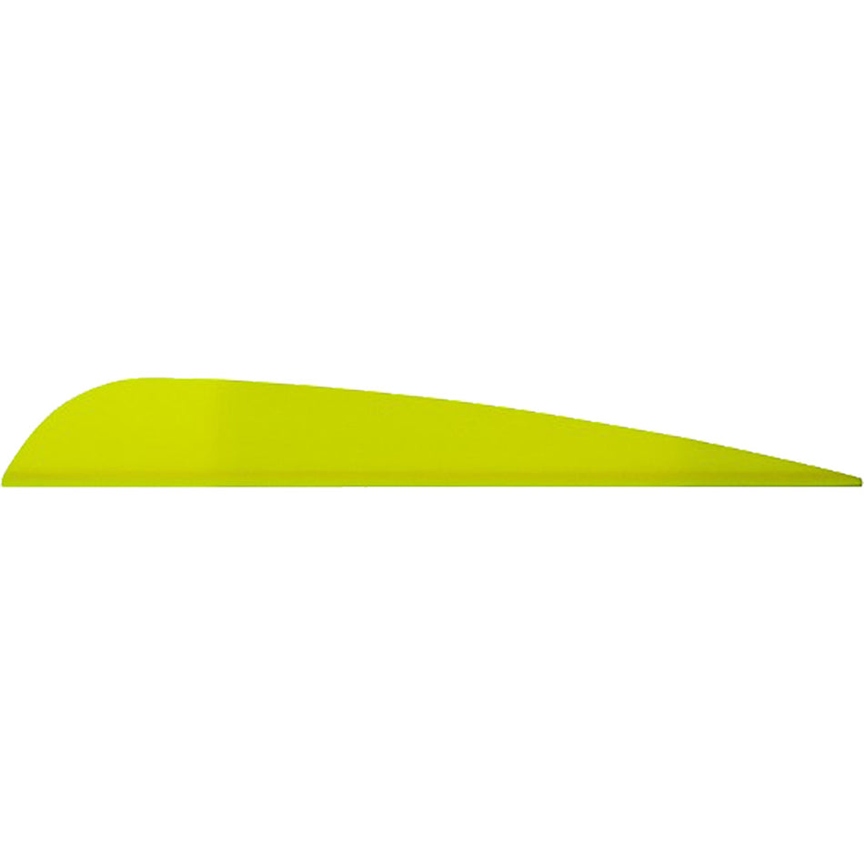 AAE Trad Vane Yellow 4" Plastifletch 50 pk.