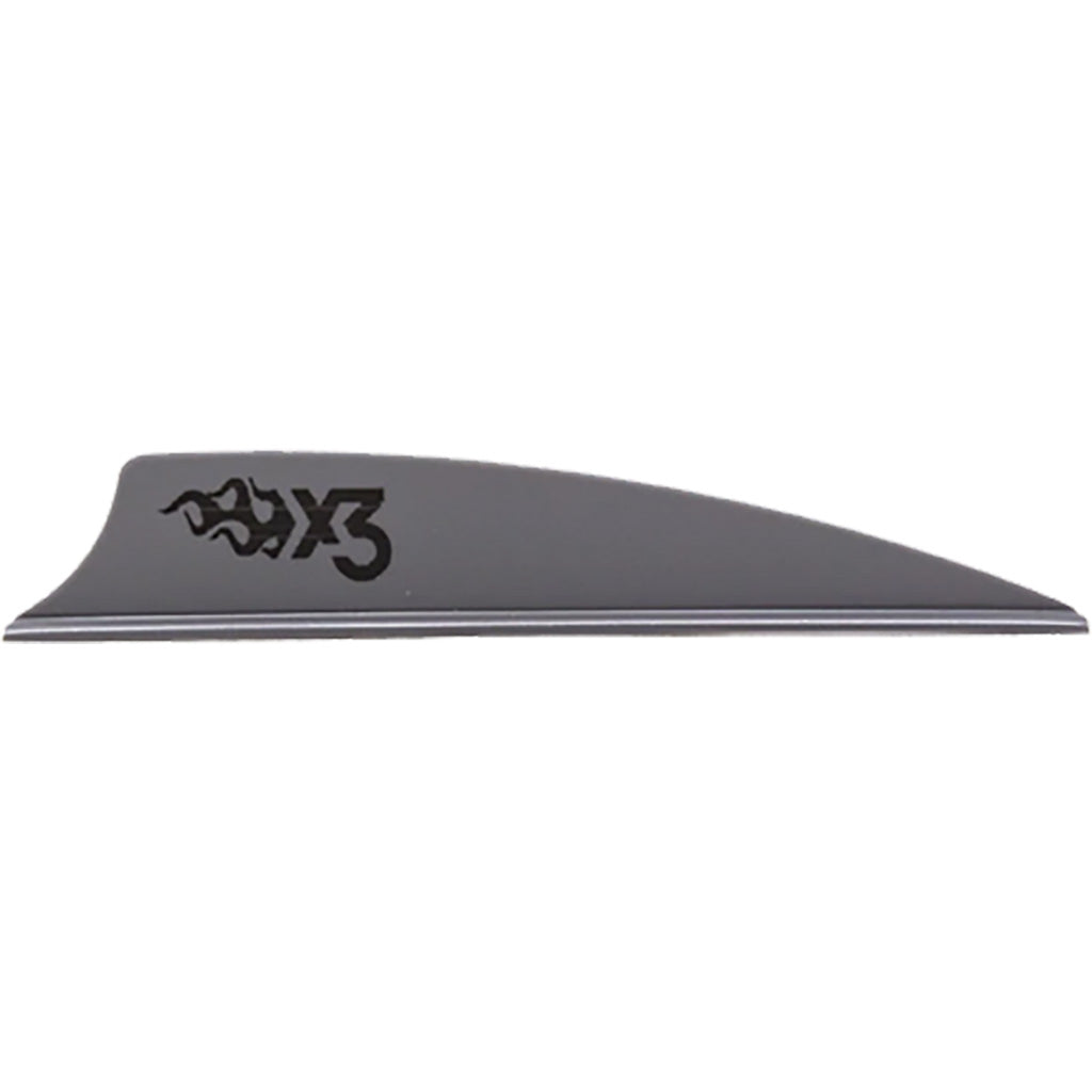 Bohning X3 Vanes 2.25 in. Silver Fletching 100 pk.
