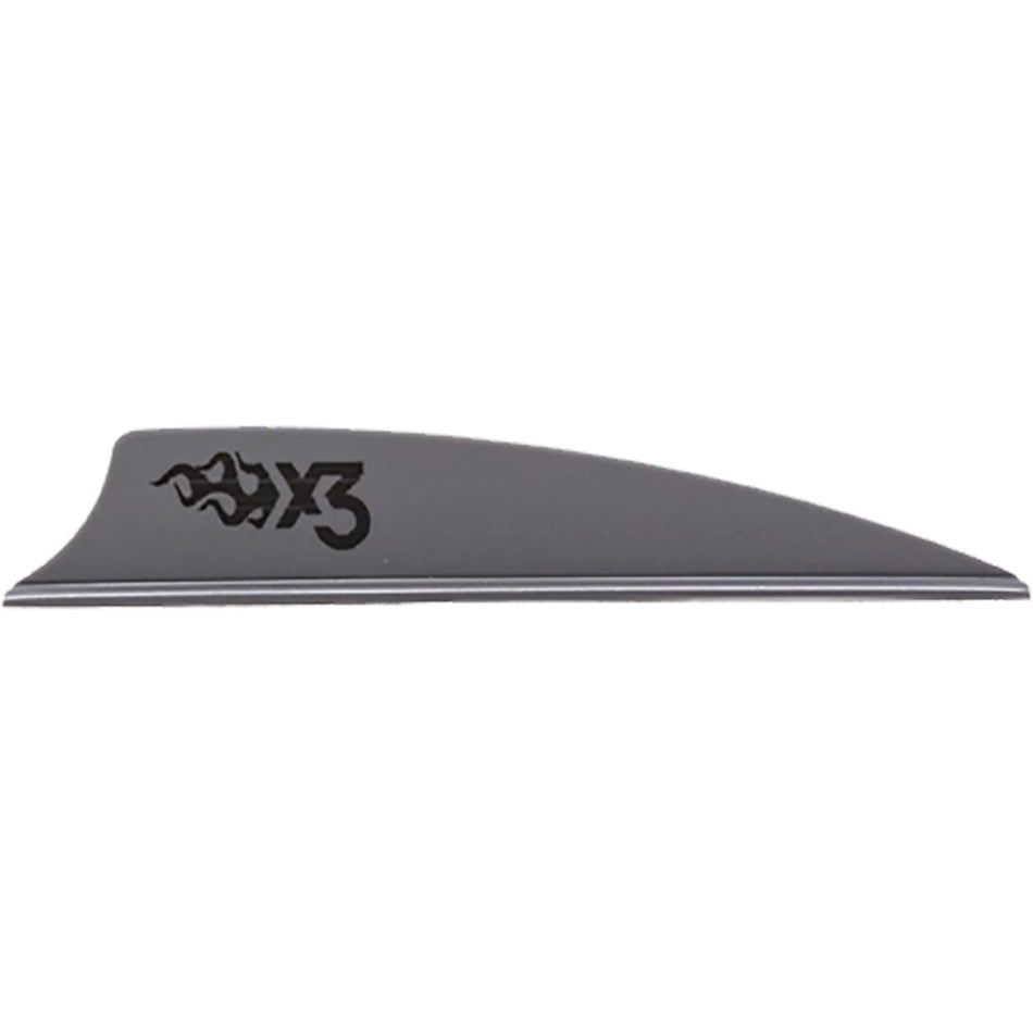 Bohning X3 Vanes 2.25 in. Silver Fletching 100 pk.