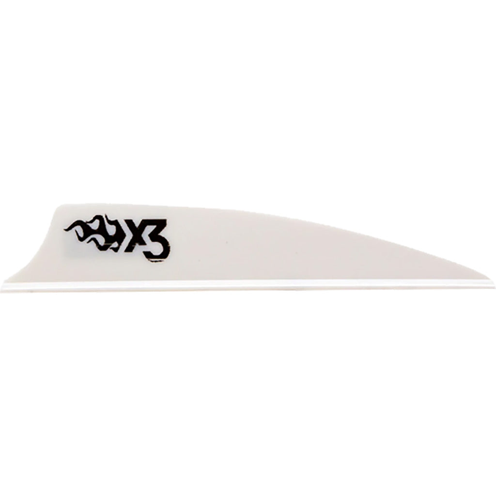 Bohning X3 Vanes 2.25 in. White Fletching 100 pk.