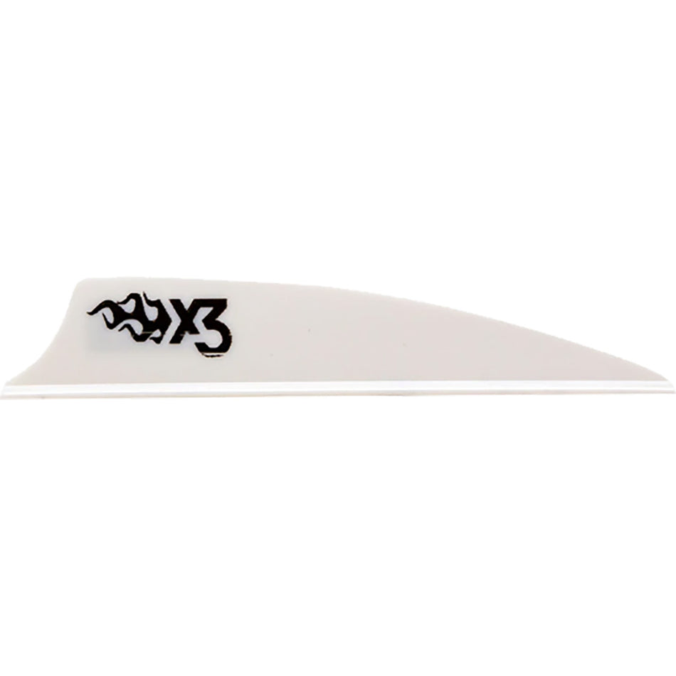 Bohning X3 Vanes 2.25 in. White Fletching 100 pk.