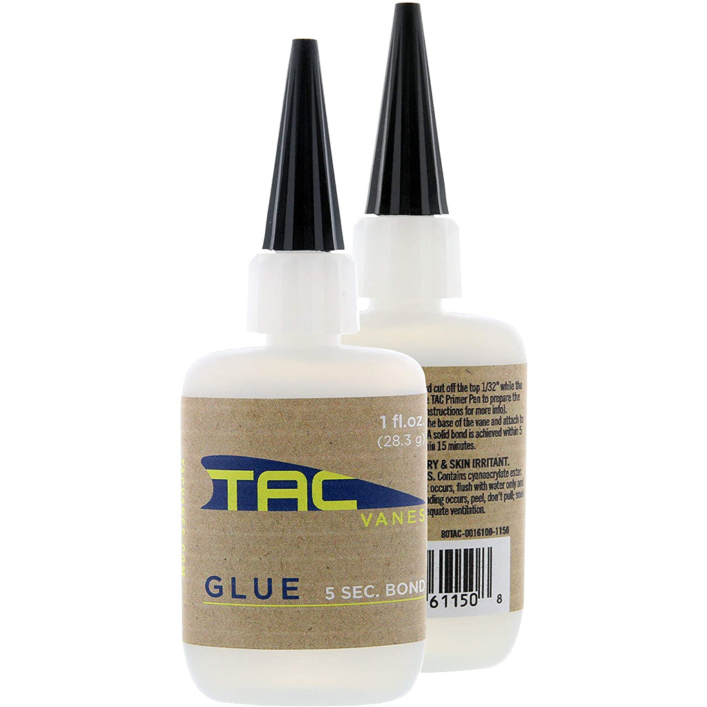 TAC Vanes 1 oz. Arrow Fletching Glue