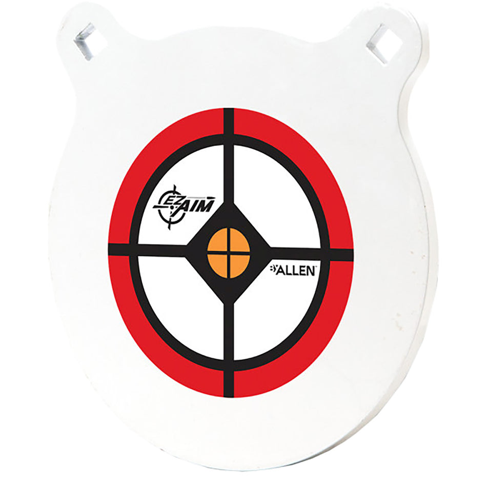 EzAim 10-Inch AR500 Steel Gong Target White Powdercoat