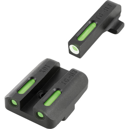 TruGlo TFX Tritium Fiber-Optic Handgun Sight Set for Walther PPS M2
