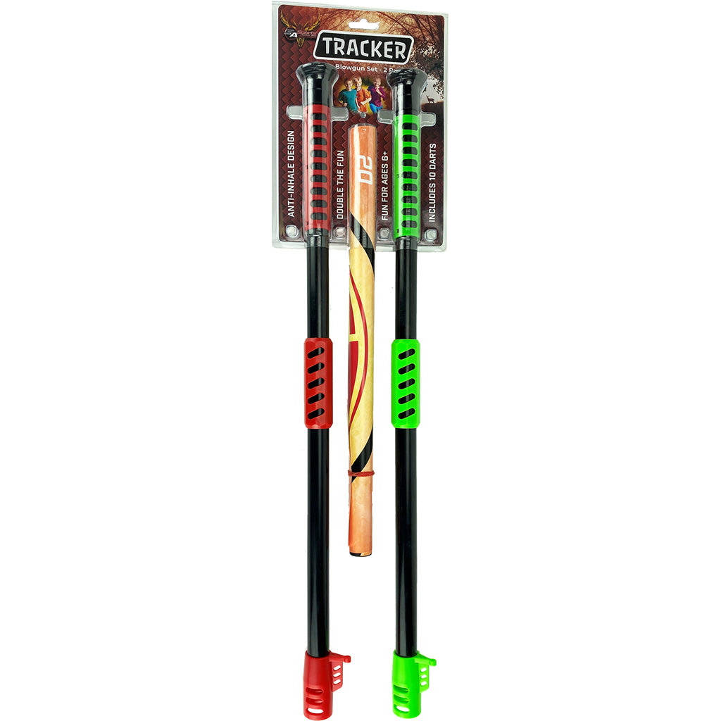 SA Sports Tracker 2-Blowgun Set with 10 Suction Cup Darts