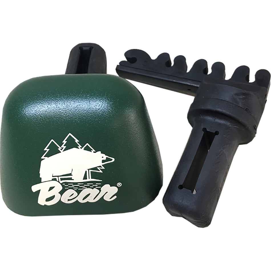 Selway Grayling Fred Bear Recurve Slide-On Quiver 5 Arrow RH/LH Green