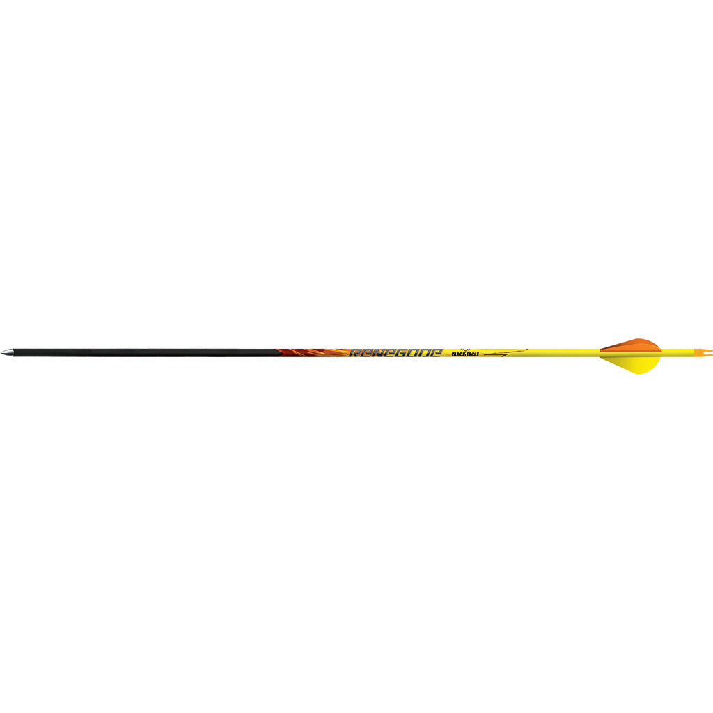 Black Eagle Renegade .005 Straightness 350 Spine Arrows with Blazer Vanes 6 pk.