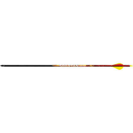 Black Eagle Spartan .003 Straightness 400 Spine Arrows with Blazer Vanes 6 pk.