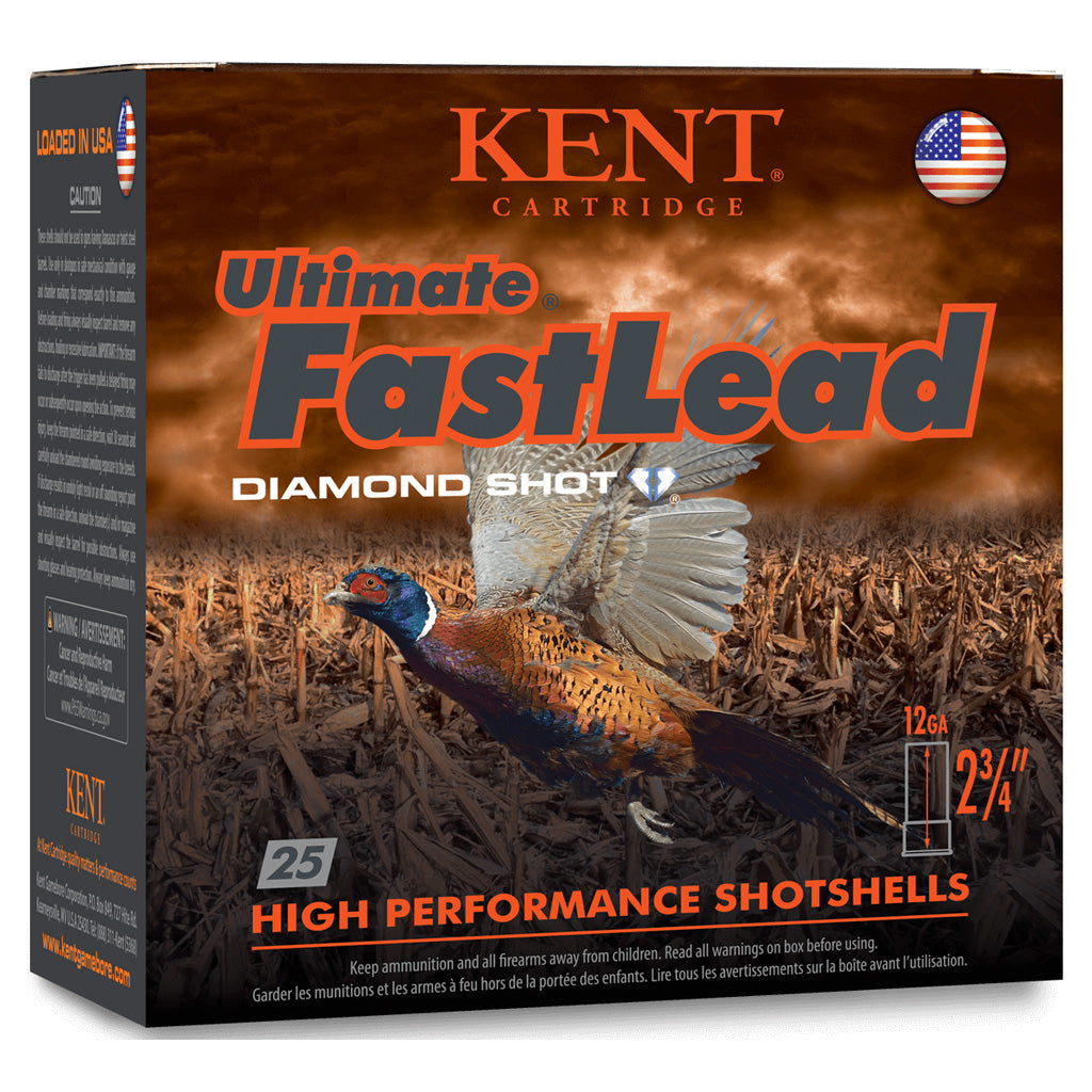 Kent Cartridge 12 Gauge K122UFL3675 Ultimate Fast Lead 2.75" 1-1/4oz 7.5 Shot