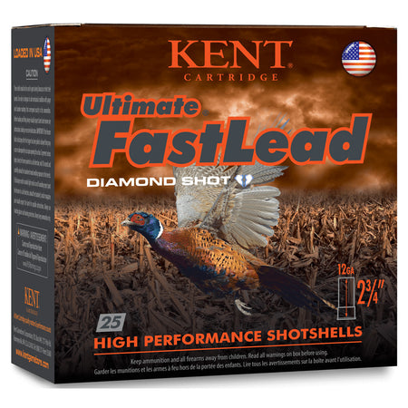Kent Cartridge 12 Gauge K122UFL3675 Ultimate Fast Lead 2.75" 1-1/4oz 7.5 Shot
