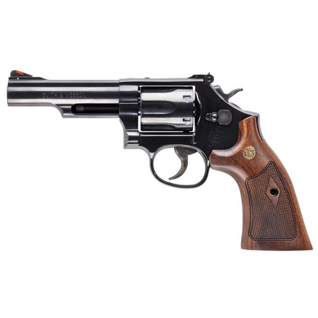 Smith & Wesson 14046 Model 19 K-Frame .357 Magnum 6-Shot 4.25in Revolver, Blued, Checkered Wood Grip