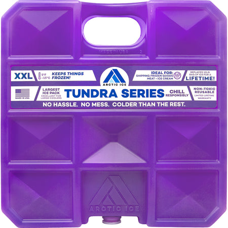 Arctic Ice Tundra Series 10 LB Reusable Cooler Ice Panel for Meat Storage