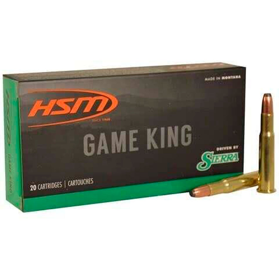 HSM .30-30 Winchester HSM30308N Game King Spitzer Boat Tail SBT 170 Grain