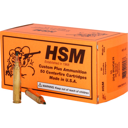 HSM .204 Ruger HSM204R4N Varmint BlitzKing 39 Grain