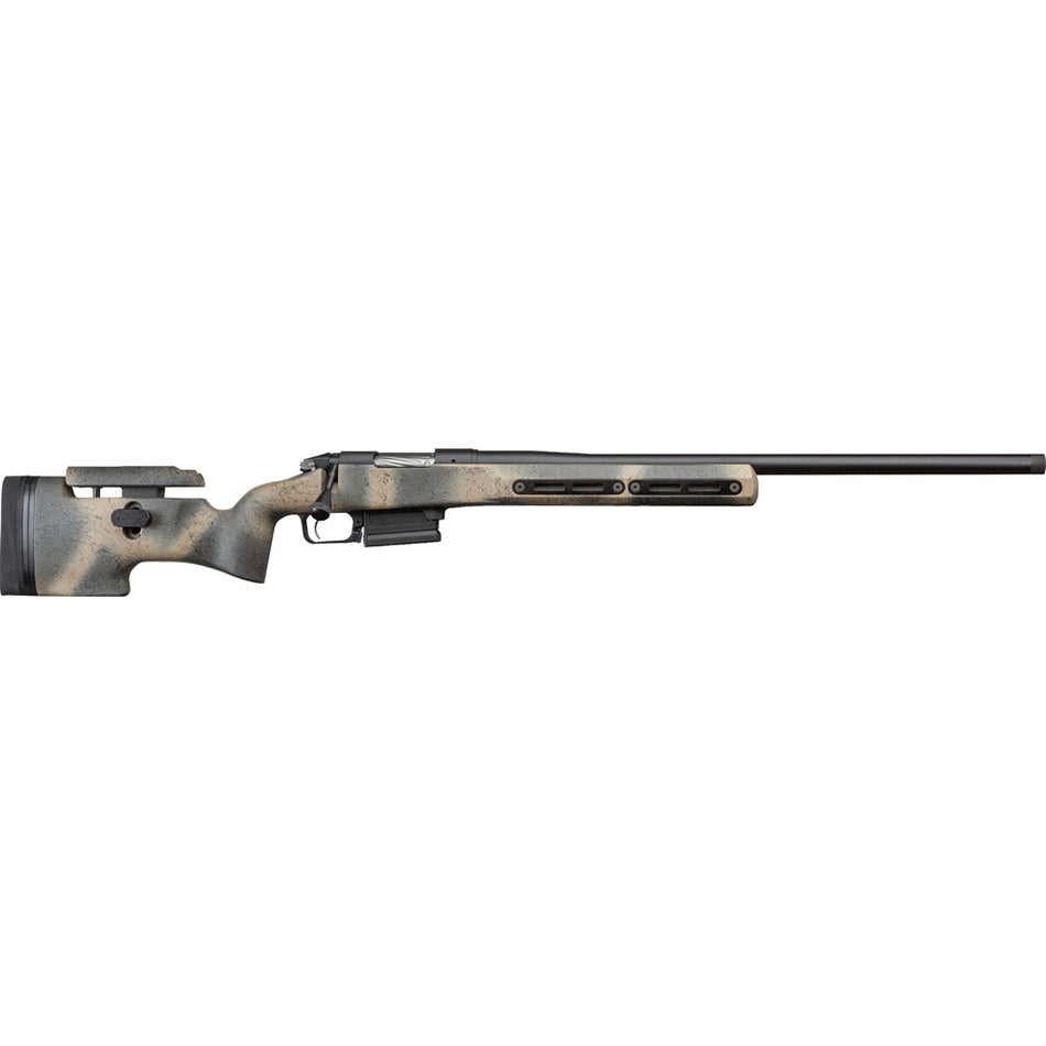 Bergara Premier Ridgeback Rifle, 6.5 PRC, 26" Barrel, Woodland Camo, 5-Round AICS Magazine, Right Hand