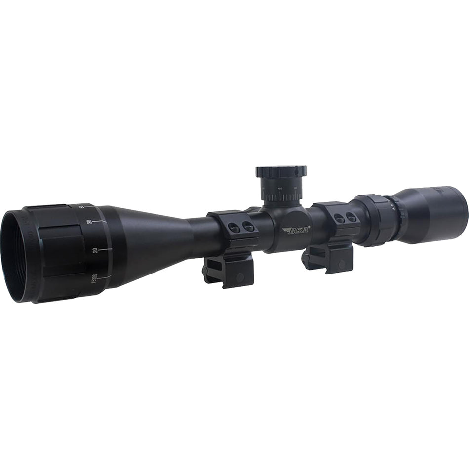 BSA Optics Sweet .270 AO 3-9x40 Riflescope with 1-Inch Dovetail Rings