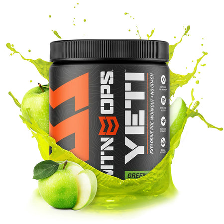 MTN Ops Green Apple Yeti Pre-Workout Amino Acid Blend
