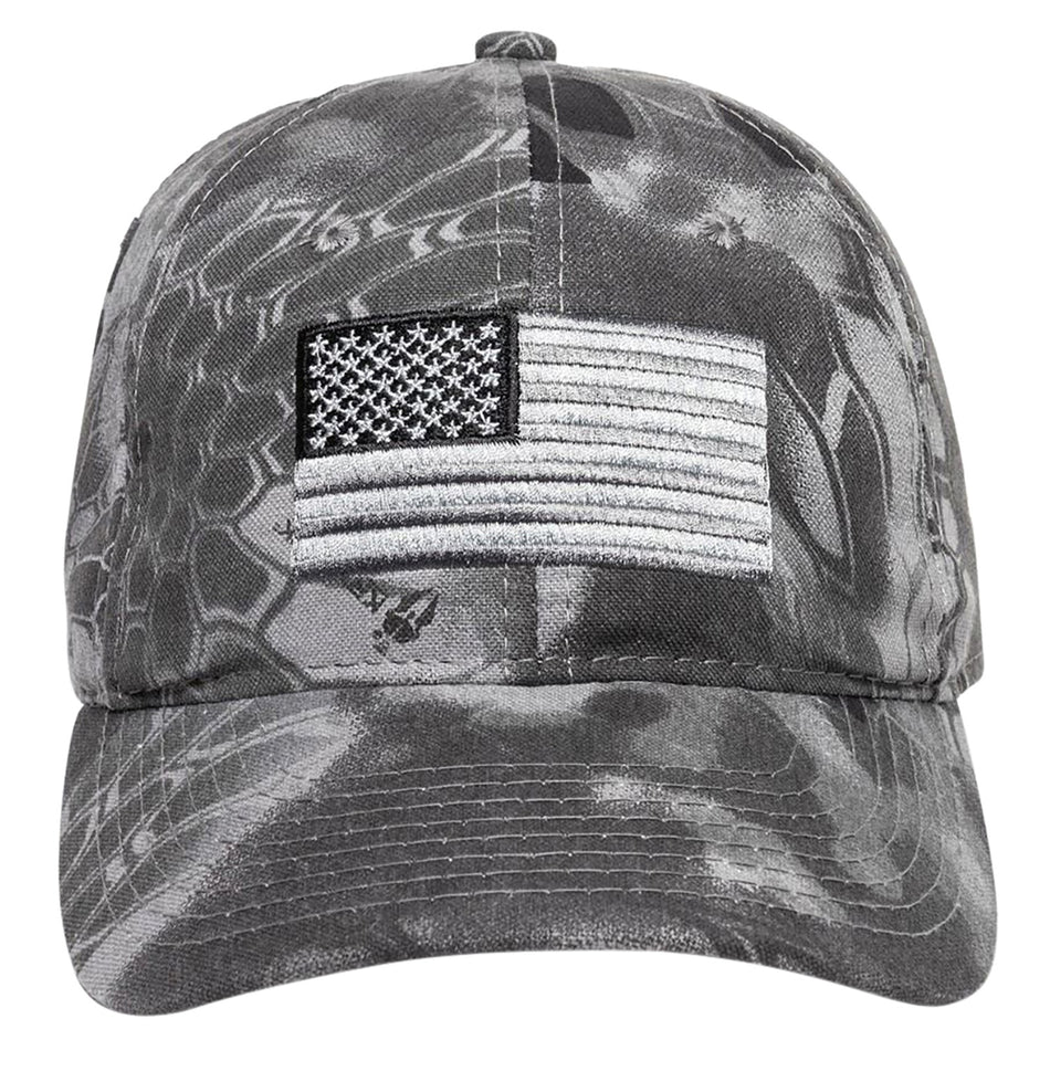 Outdoor Cap Kryptek Raid USA Flag Unstructured Hook & Loop Hat OSFA 120159-3-3