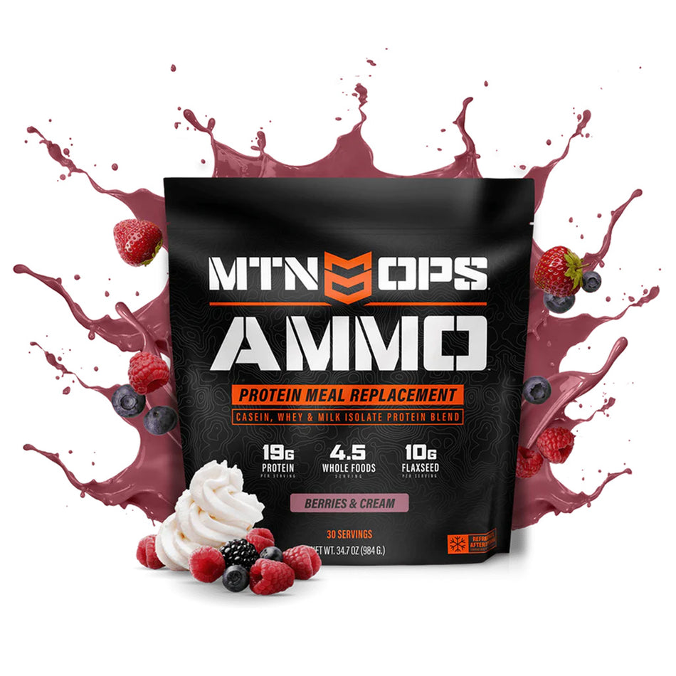 MTN Ops Ammo Strawberries and Cream Whey Protein Drink