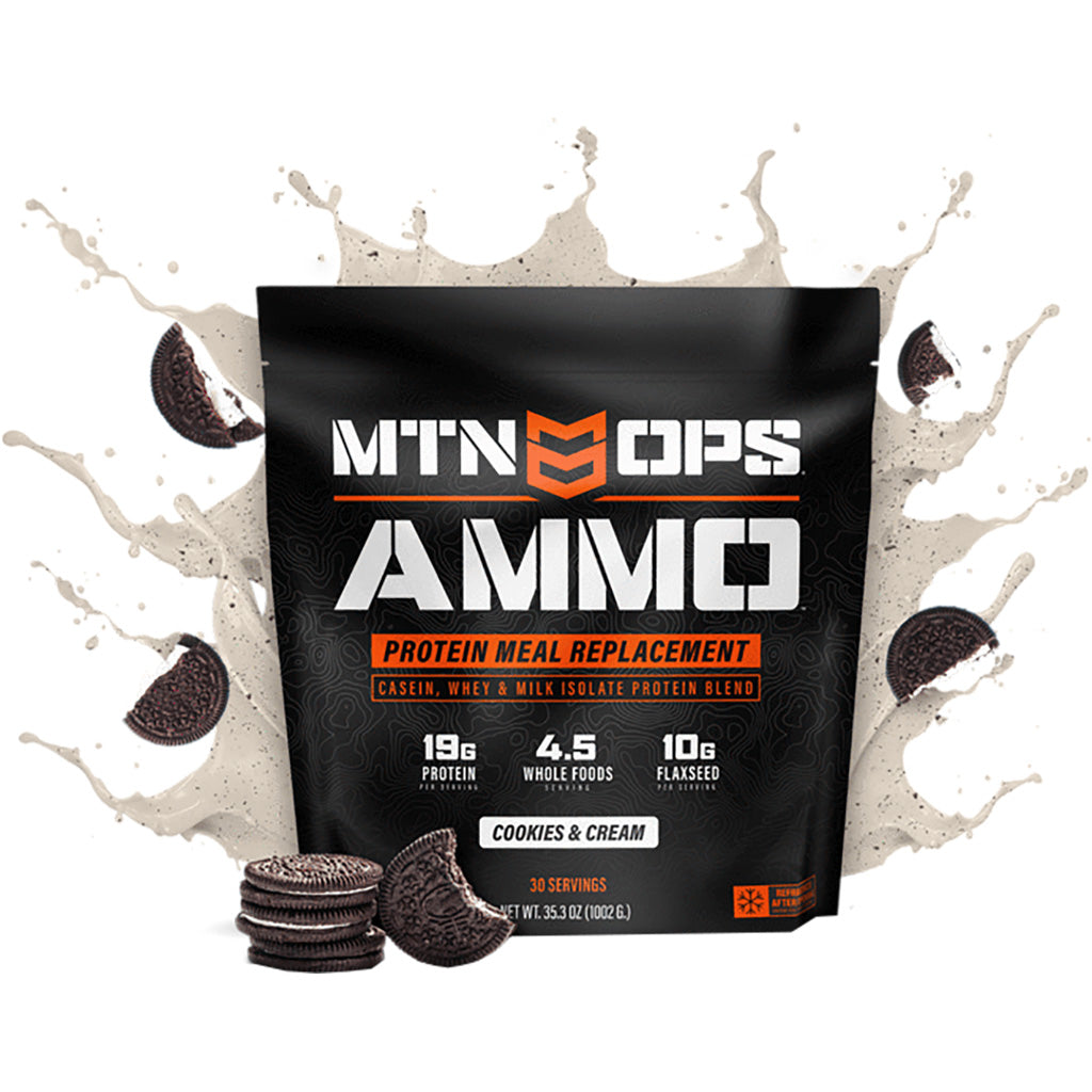 MTN Ops Ammo Cookies and Cream Whey Protein Drink
