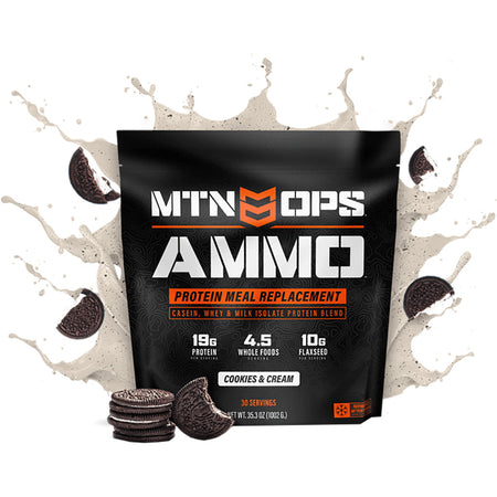 MTN Ops Ammo Cookies and Cream Whey Protein Drink