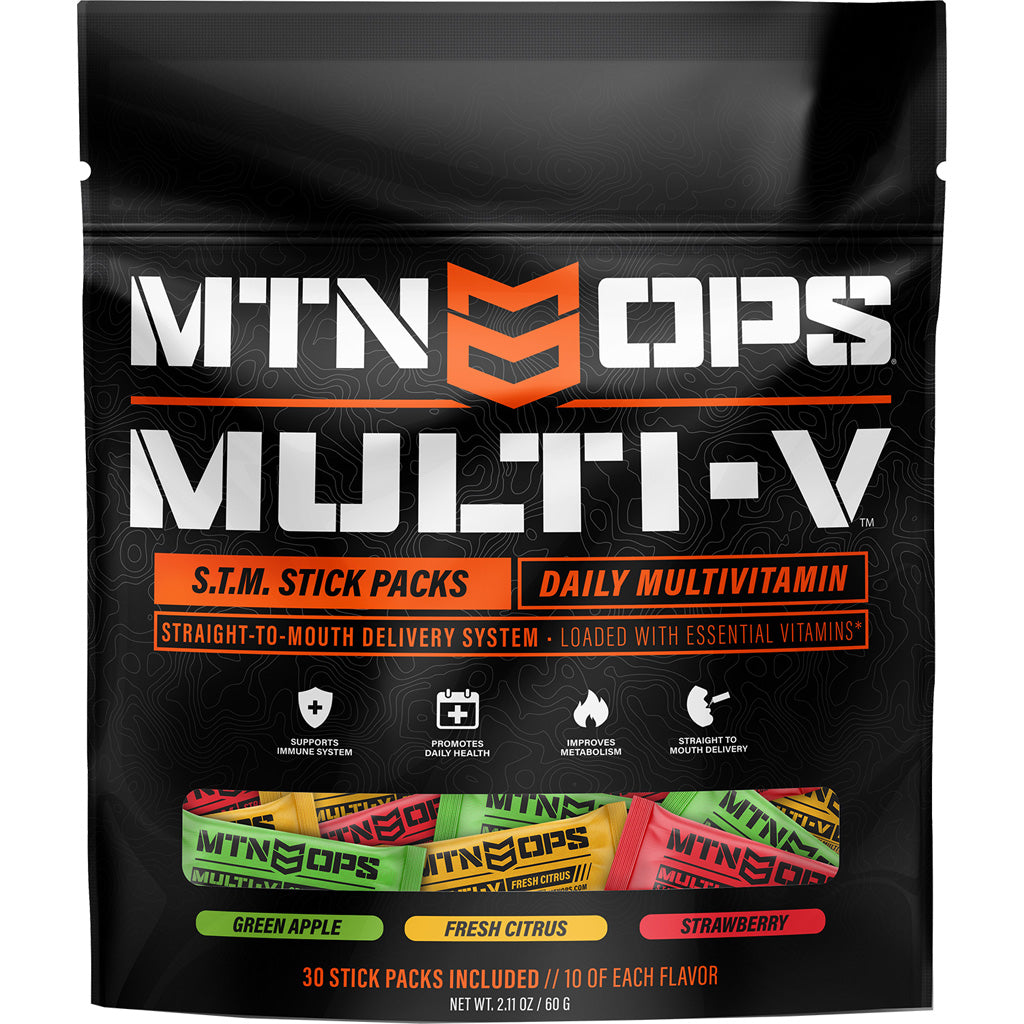 MTN Ops Multi V Straight-to-Mouth Essential Vitamin Pack 30 Count