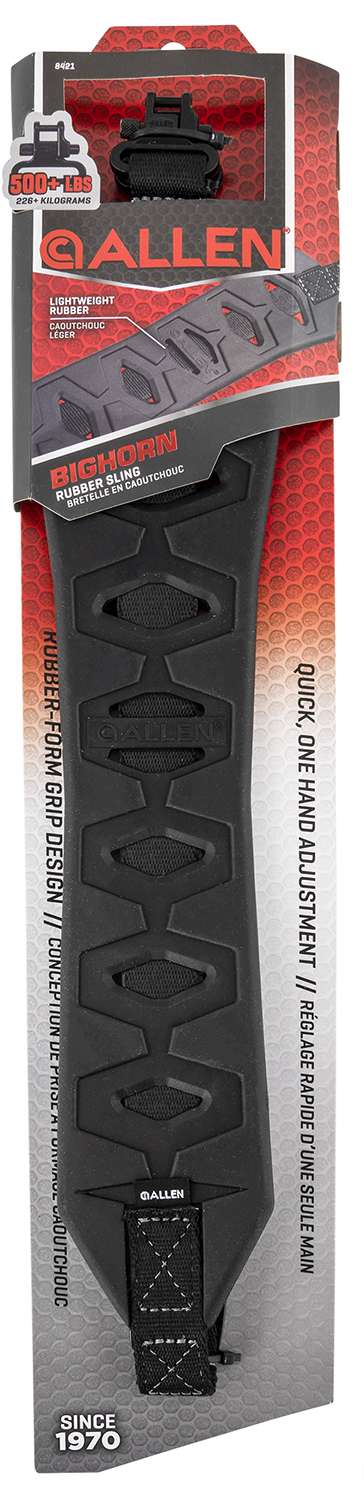 Allen Bighorn Charcoal Rubber Sling with Black Web