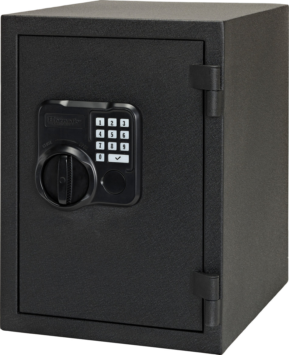Hornady 95407 Black Steel Fireproof Keypad Safe Key Entry 2 Handgun Capacity