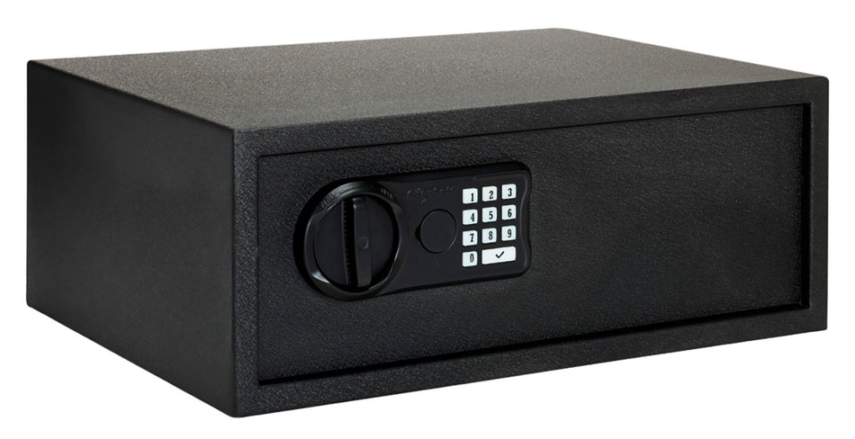 SnapSafe 75435 XL Pistol Safe with Keypad and Key Entry Black Steel 20.5" x 14.8" x 8"