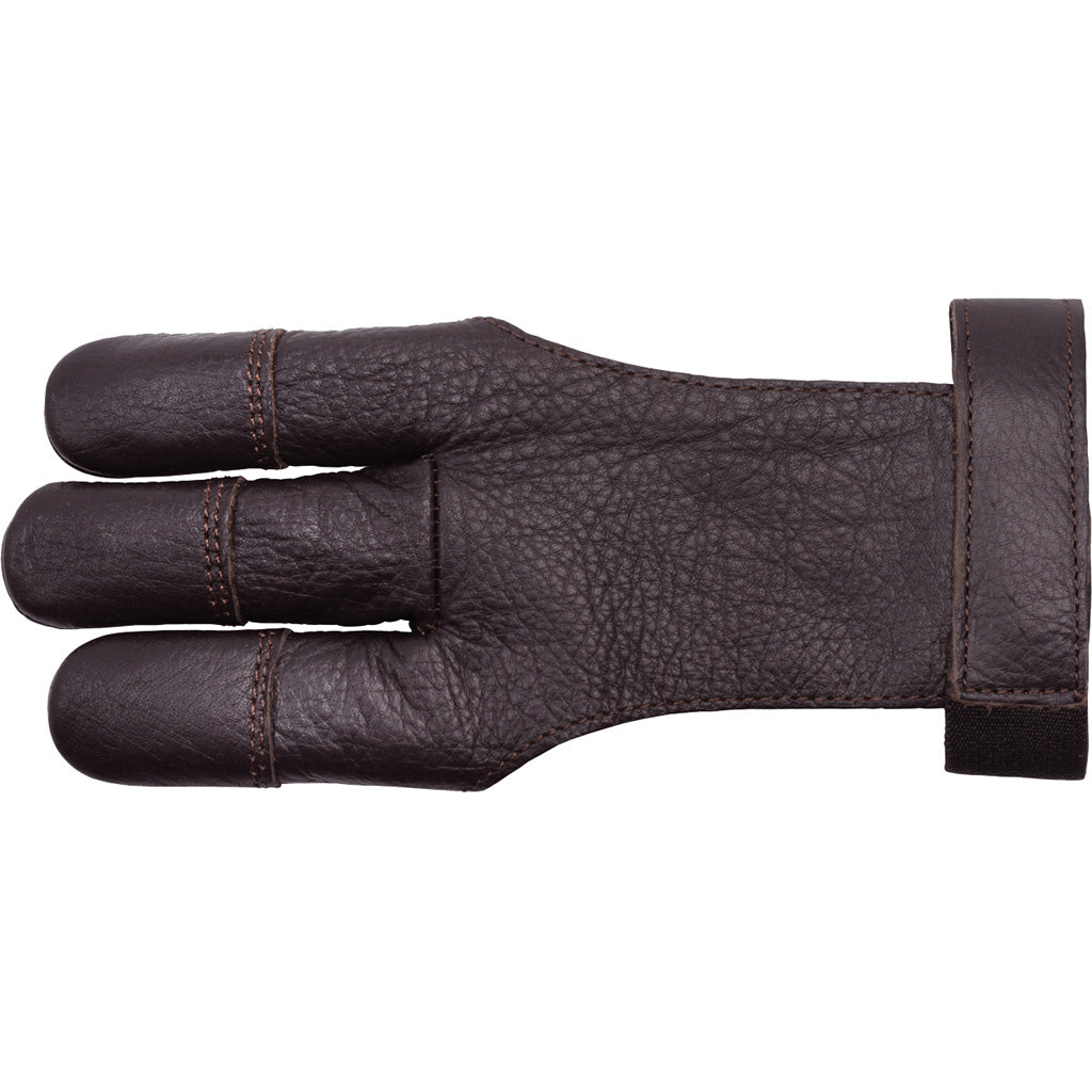 30-06 Cowhide 3-Finger Archery Glove Brown X-Small