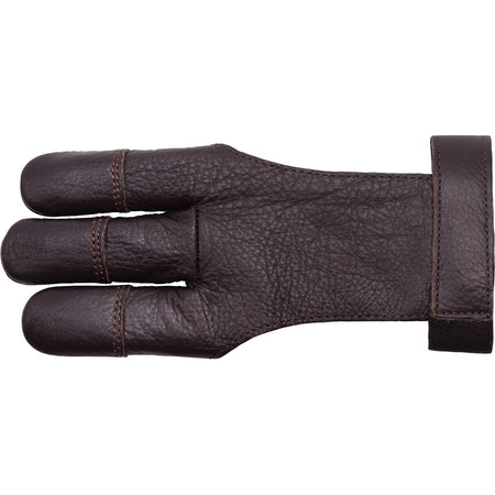 30-06 Cowhide 3-Finger Archery Glove Brown X-Small