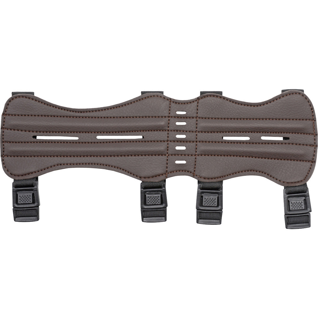 30-06 Pro Am Archer Arm Guard Brown 4-Strap Buckle Closure
