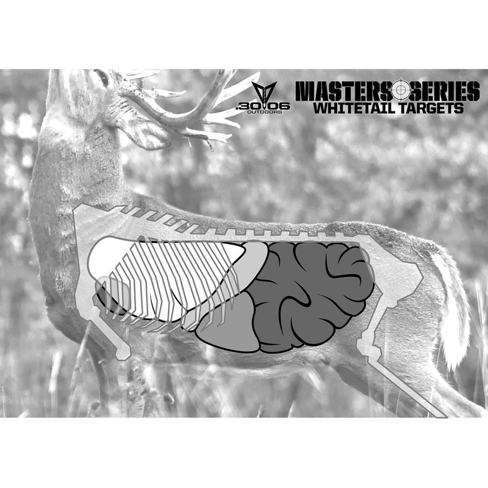 30-06 Whitetail Masters Series Archery Rifle Pistol Target 5 pc