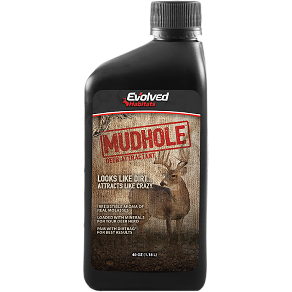 Evolved Mud Hole 40 oz. Liquid Attractant Molasses Scent