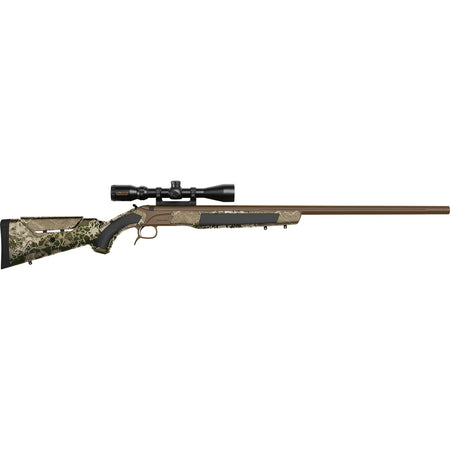 CVA Accura LR-X .50 Cal 30 in. Nitride Muzzleloader Package Realtree Hillside with KonusPro Scope