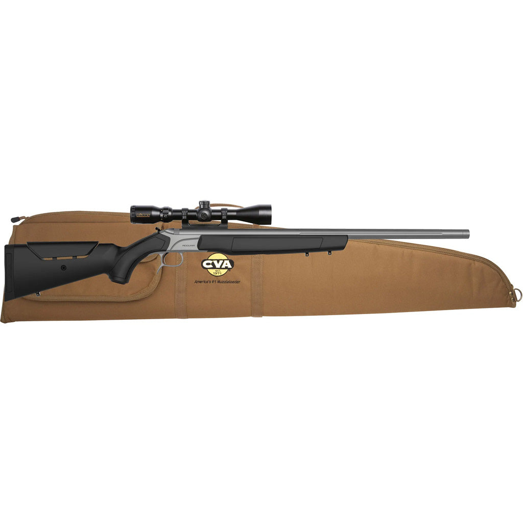 CVA Accura MR-X .50 Cal 26 in. Black Stainless Muzzleloader Package with KonusPro Scope