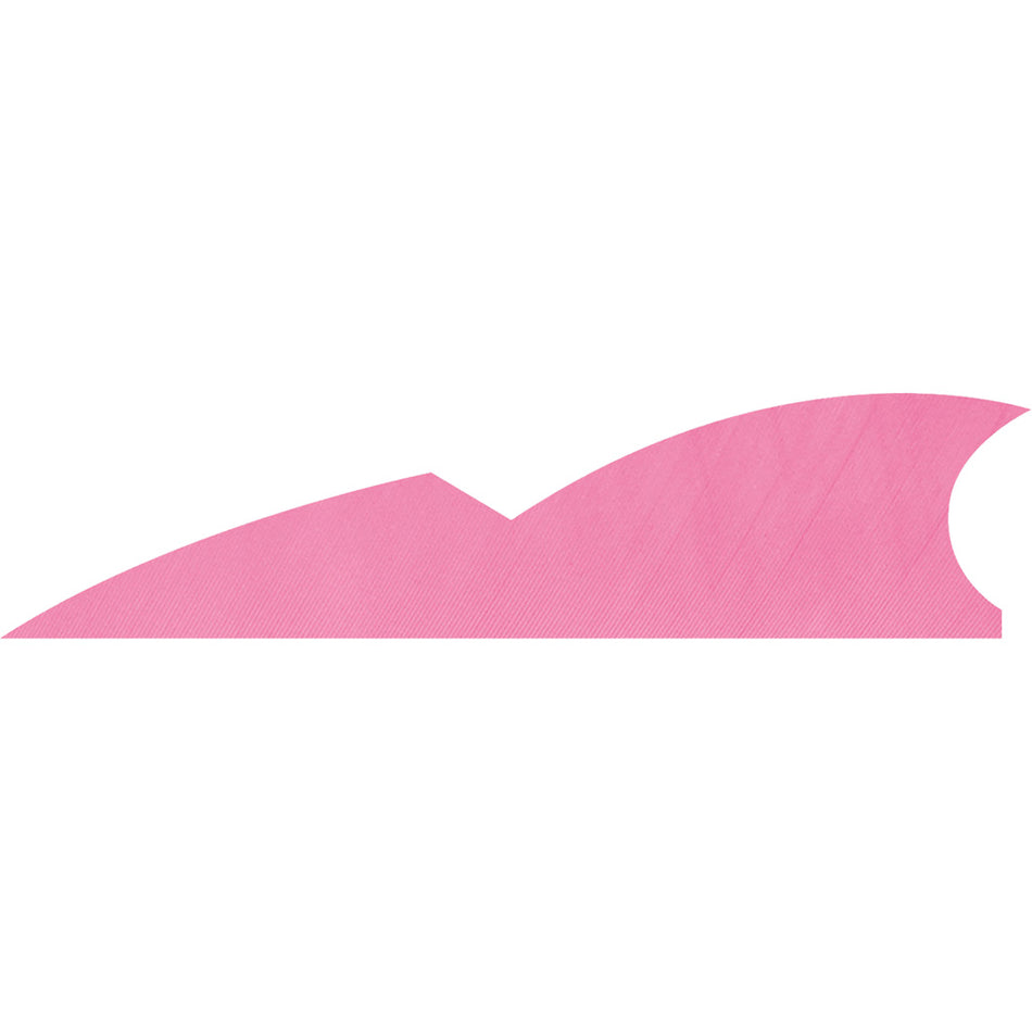 Gateway 2 in. Batwing Arrow Feathers Flo Pink LW 50 pk.