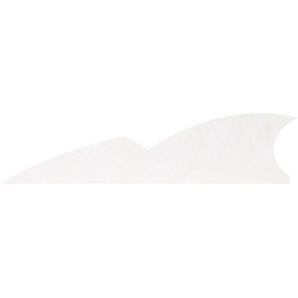 Gateway 2 in. Batwing Arrow Feathers Flo White LW 50 pk.