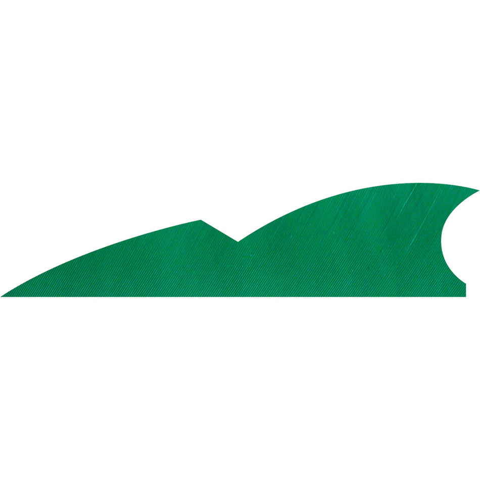 Gateway 2 in. Batwing Arrow Feathers Green LW 50 pk.