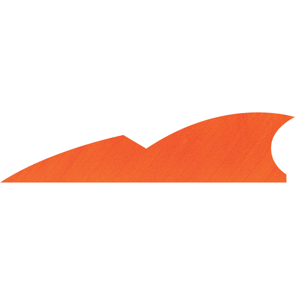 Gateway 2 in. Batwing Arrow Feathers Tangerine LW 50 pk.
