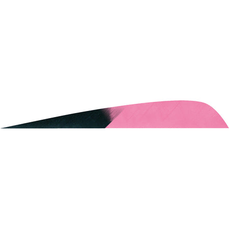 Gateway 4 in. Parabolic Arrow Feathers Kuro Pink LW 50 pk.