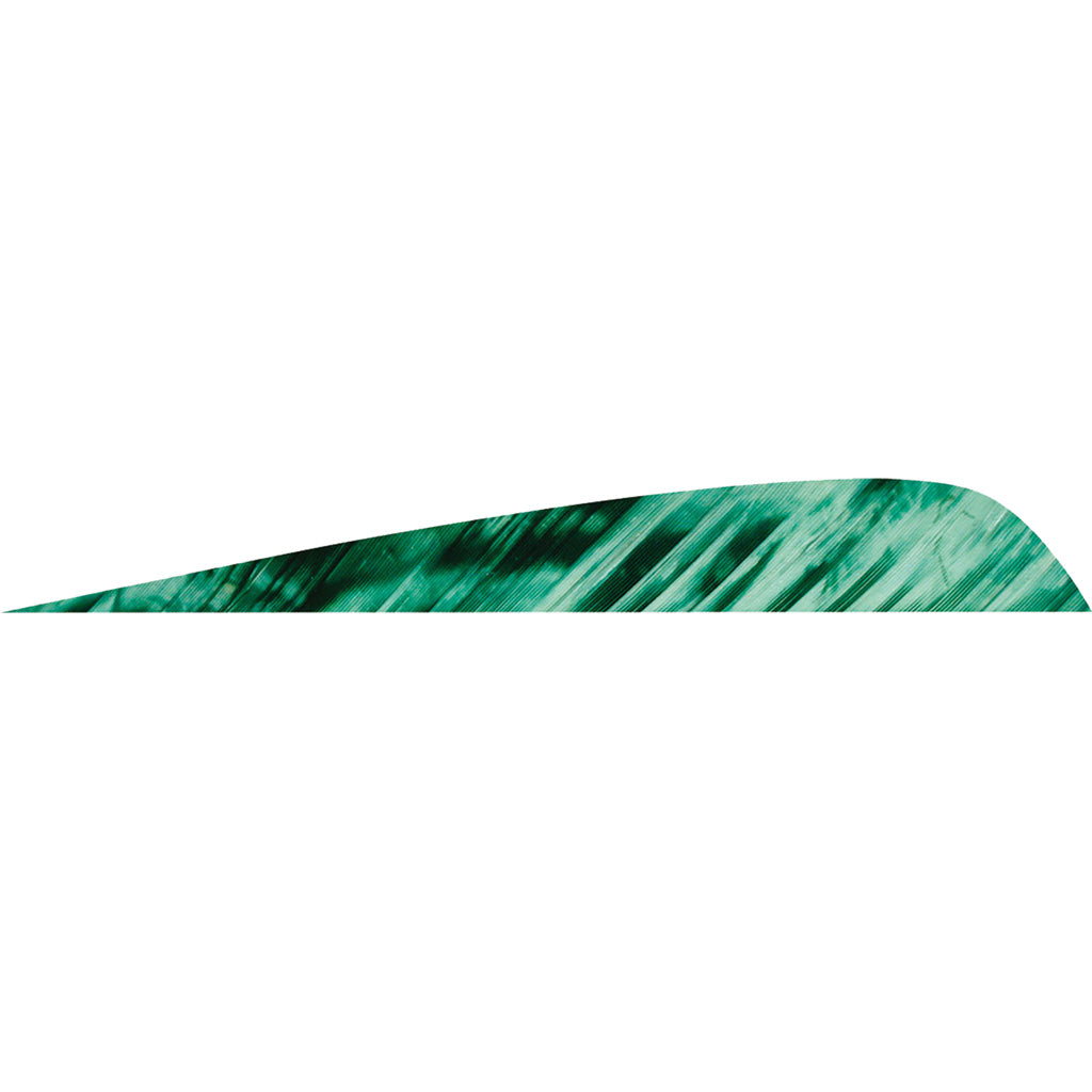 Gateway 4 in. Parabolic Arrow Feathers Tre Green LW 50 pk.