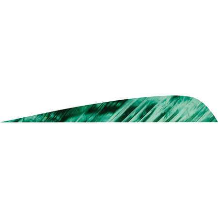 Gateway 4 in. Parabolic Arrow Feathers Tre Green LW 50 pk.