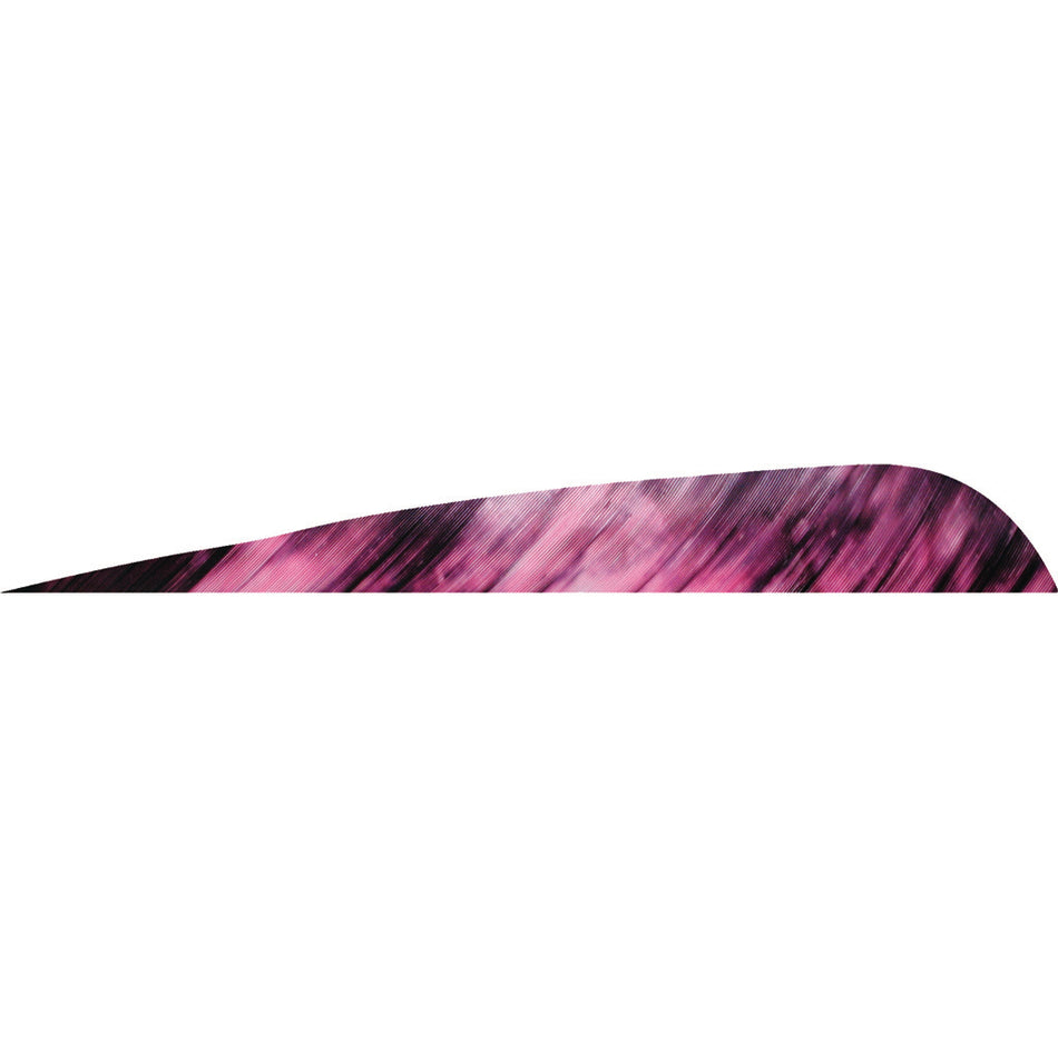 Gateway 4 in. Parabolic Arrow Feathers Tre Purple LW 50 pk.