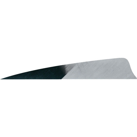 Gateway Feathers Shield Cut Kuro Grey 4 in. LW Arrow Fletching 50 pk.