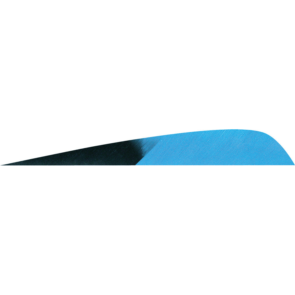 Gateway 4 in. Kuru Blue Parabolic Arrow Feathers RW Pack of 50