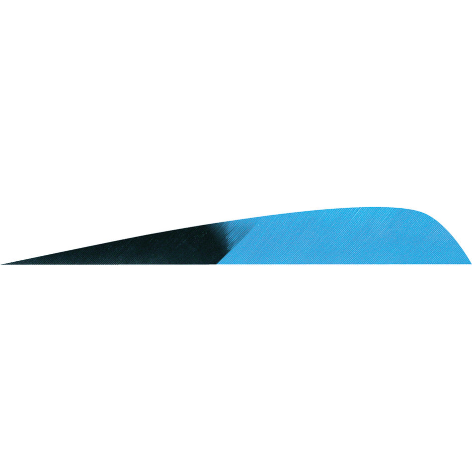 Gateway 4 in. Kuru Blue Parabolic Arrow Feathers RW Pack of 50