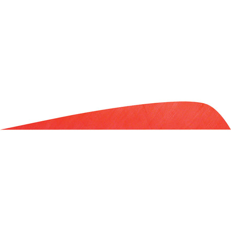 Gateway 4 in. Red Parabolic Arrow Feathers RW Pack of 50
